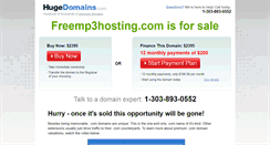 Desktop Screenshot of freemp3hosting.com